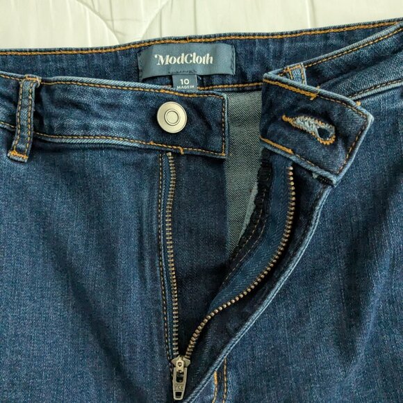 Modcloth The GRIER Wide-leg Jeans Size 10 - Picture 9 of 15